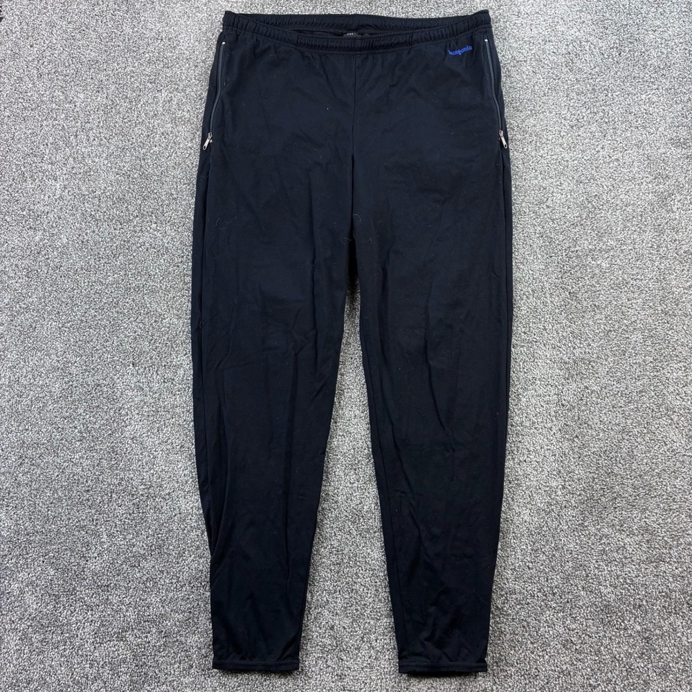 Patagonia Capilene Pants Mens Large Black Lightweight Athletic Jogger